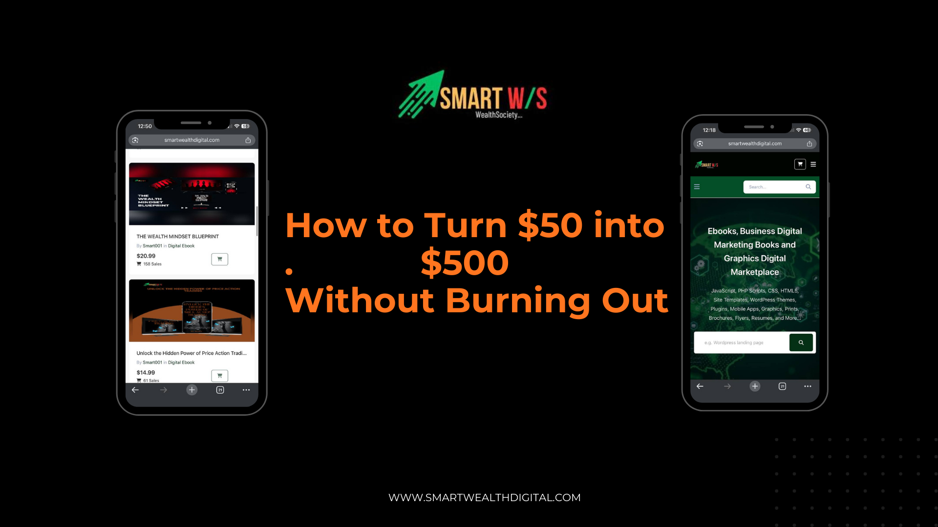 How to Turn $50 into $500 Without Burning Out